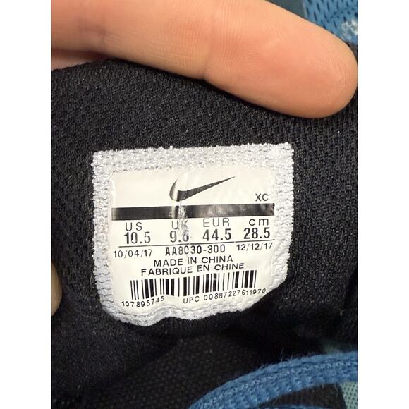 NIKE Zoom Vapor X HC Roger‎ Federer RF Tennis Shoes Sneakers US10.5 Green Abyss - Picture 5 of 9